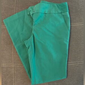 New York & Company Teal Straight Skirt